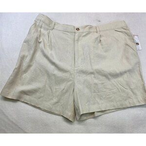 Time And Tru Linen Sep Short XXXL Papyrus Beige Casual Beach Coastal Everyday